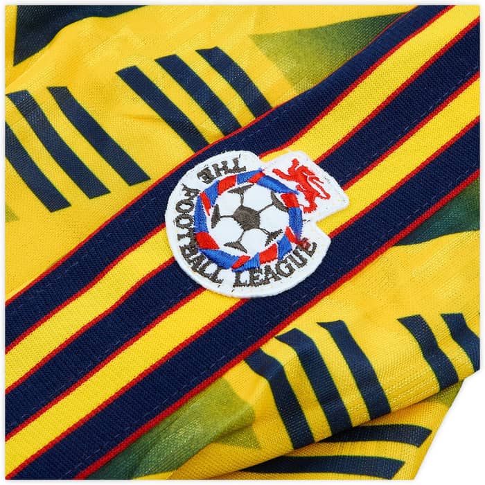 1991-92 Arsenal Match Issue Away L/S Shirt #14