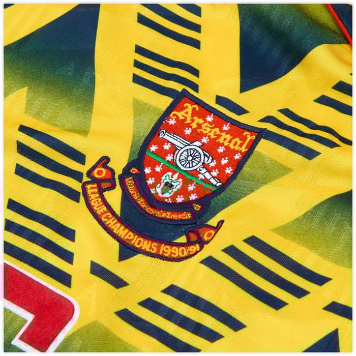 PRIZE DRAW: 1991-92 Arsenal Match Issue Away L/S Shirt #13