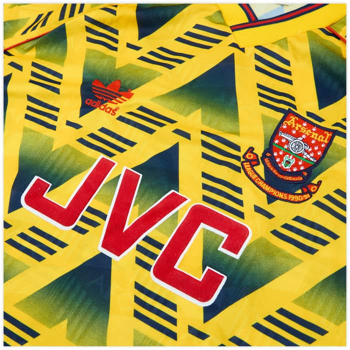 PRIZE DRAW: 1991-92 Arsenal Match Issue Away L/S Shirt #13