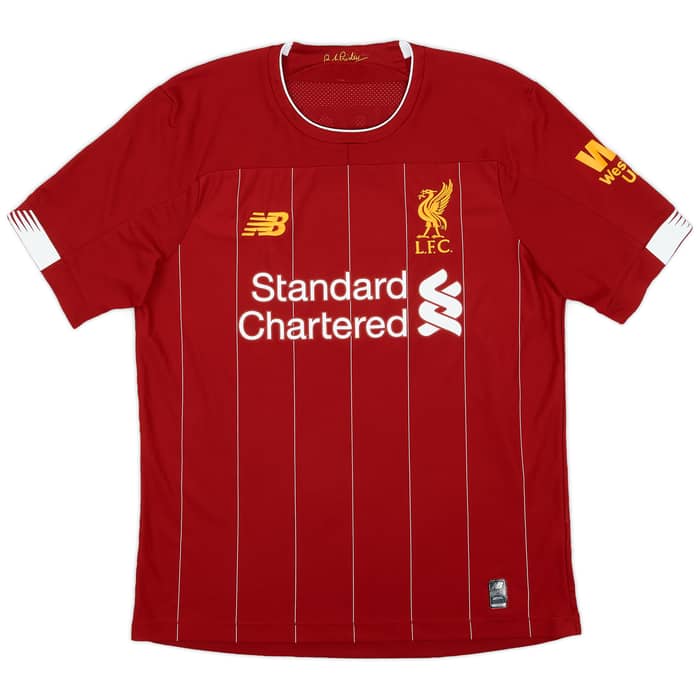 2019-20 Liverpool Home Shirt Virgil #4 - 8/10 - (S)
