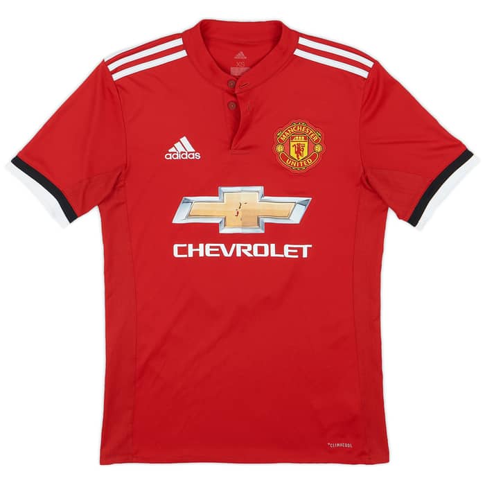 2017-18 Manchester United Home Shirt Pogba #6 - 5/10 - (XS)
