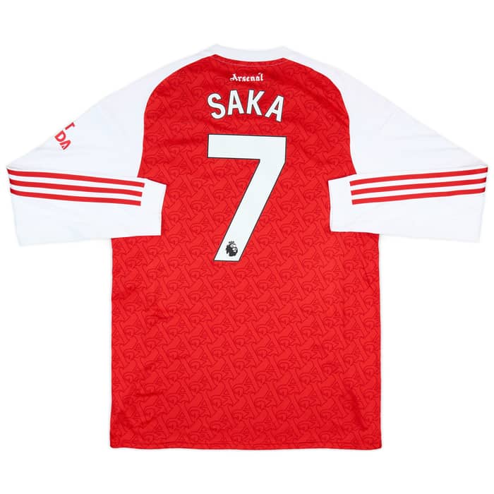 2025-26 Arsenal Home L/S Shirt Saka #7