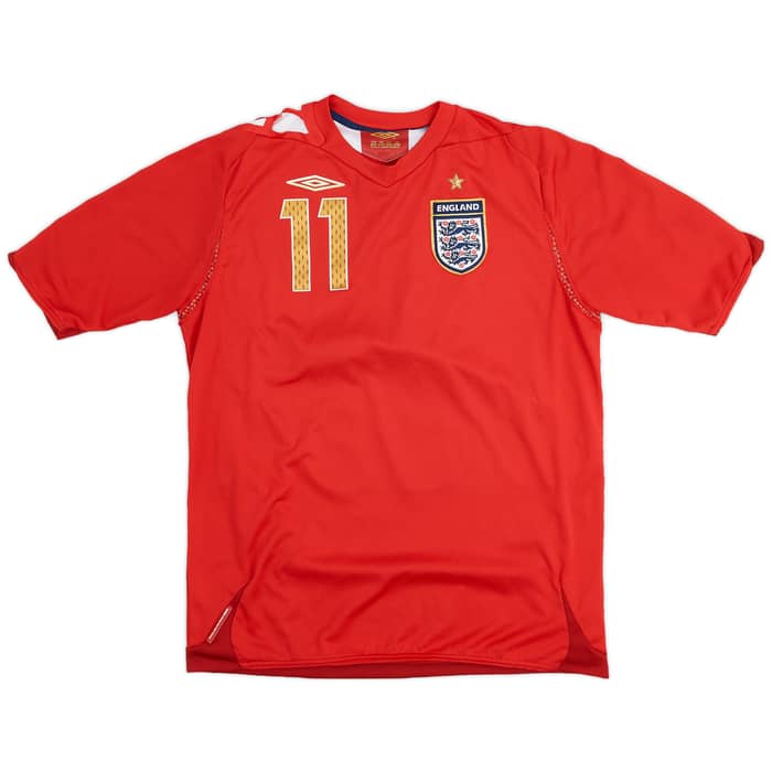 2006-08 England Away Shirt Cole #11 - 8/10 - (XL.Boys)