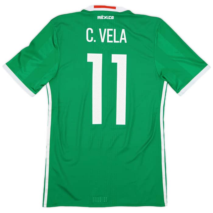 2016-17 Mexico Copa America Player Issue Home Shirt Vela #11 - 9/10 - (S)