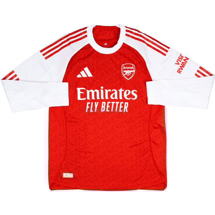 2025-26 Arsenal Authentic Home L/S Shirt Saka #7