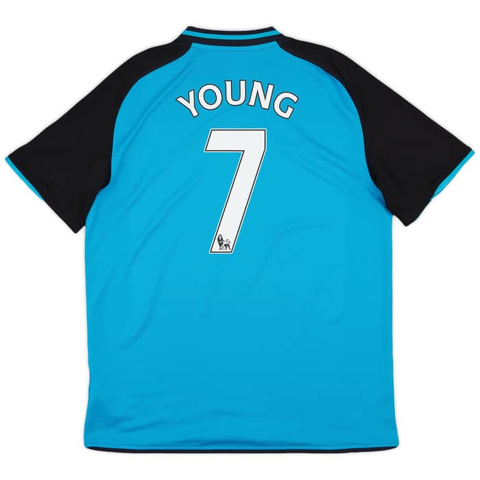 2008-09 Aston Villa Away Shirt Young #7 - 6/10 - (L)