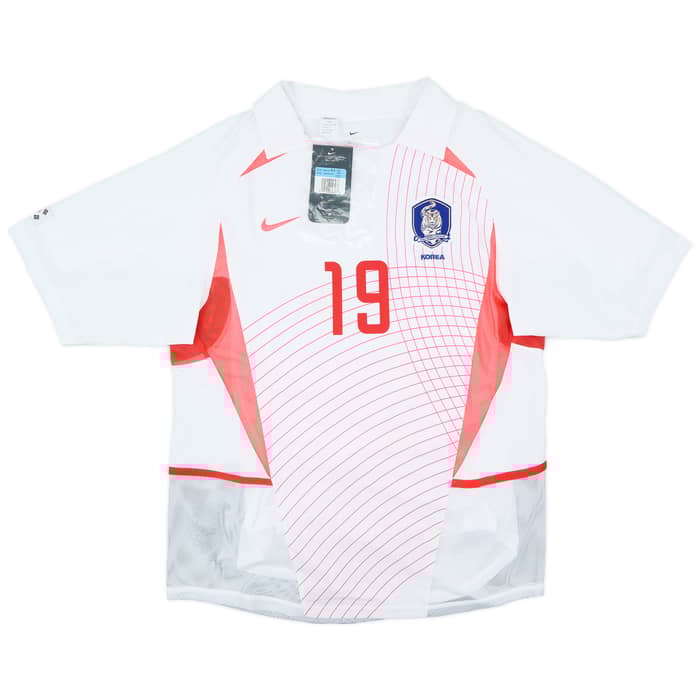 2002-03 South Korea Player Issue Away Shirt J.H.Ahn #19 (M)