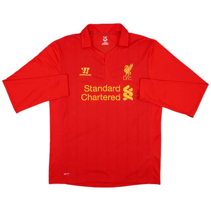 2012-13 Liverpool Home L/S Shirt Suarez #7 (L)