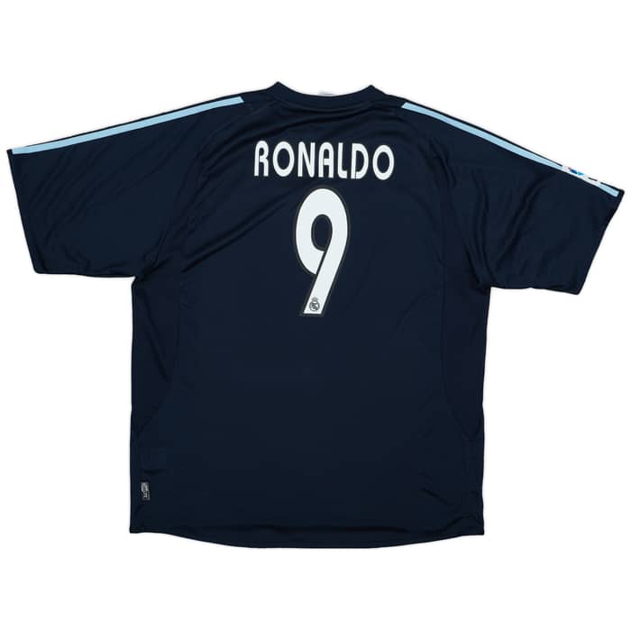 2003-04 Real Madrid Away Shirt Ronaldo #9 (XL)
