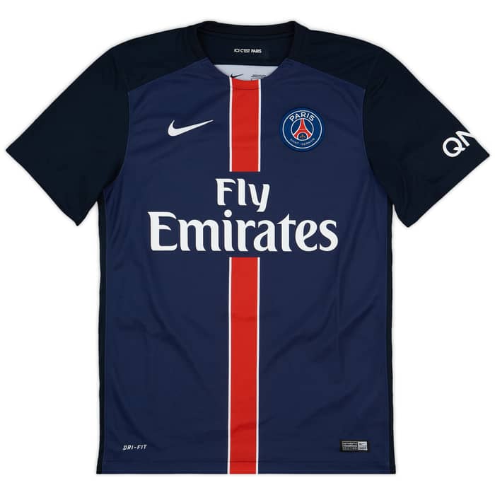 2015-16 Paris Saint-Germain Home Shirt Ibrahimovic #10 - 9/10 - (S)