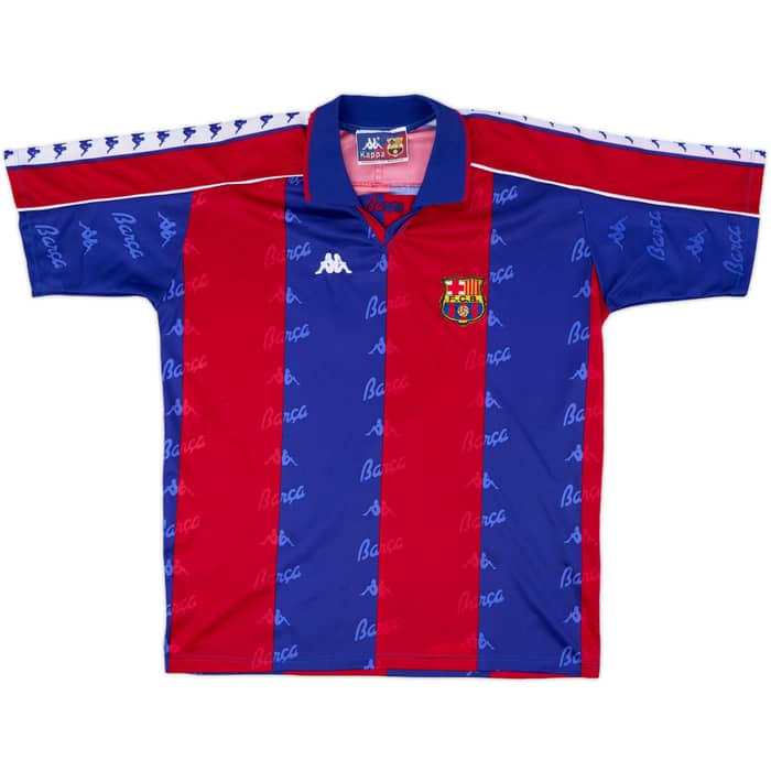1992-95 Barcelona Home Shirt #5 - 6/10 - (L)