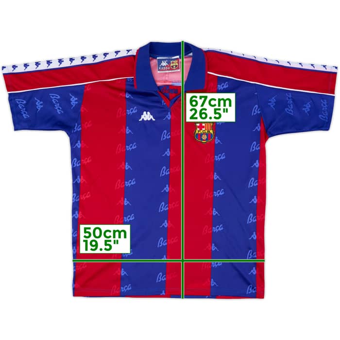 1992-95 Barcelona Home Shirt #5 - 6/10 - (L)