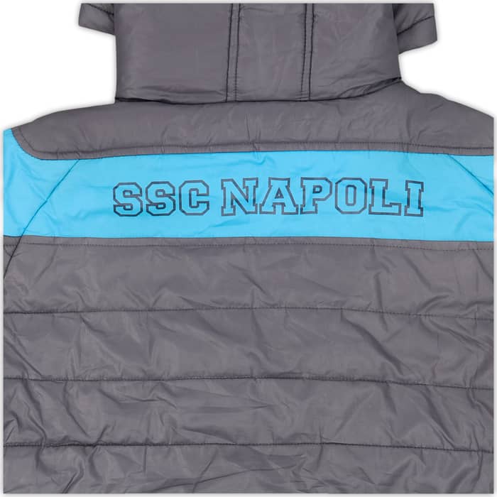 2014-15 Napoli Macron Padded Bench Coat - 6/10 - (L)
