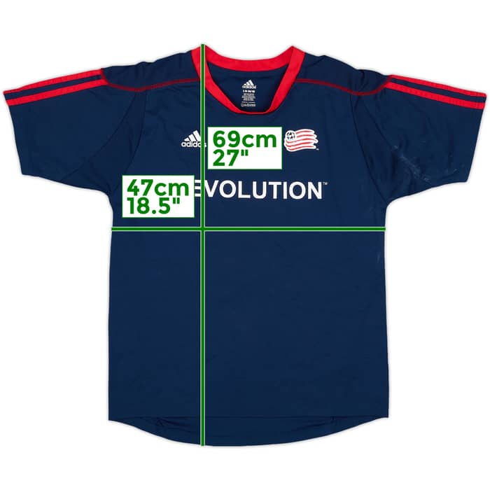 2013 New England Revolution adidas Training Shirt - 5/10 - (XL.Boys)