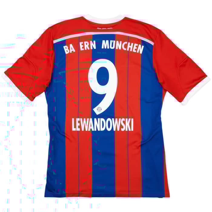 2014-15 Bayern Munich Home Shirt Lewandowski #9 - 5/10 - (L)