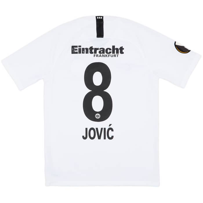 2018-19 Eintracht Frankfurt Away Shirt Jovic #8 - 5/10 - (S)