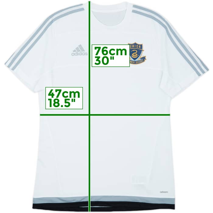 2015 Philadelphia Union adidas Summer Select Training Shirt - 7/10 - (M)