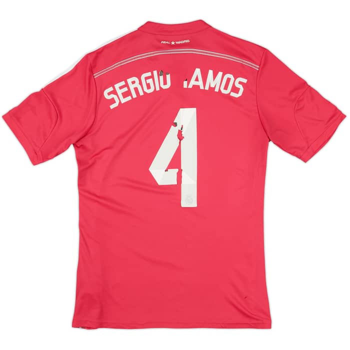 2014-15 Real Madrid Away Shirt Sergio Ramos #4 - 4/10 - (M)