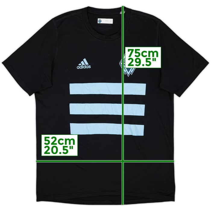 2020-21 Vancouver Whitecaps adidas Cotton Tee - 8/10 - (L)