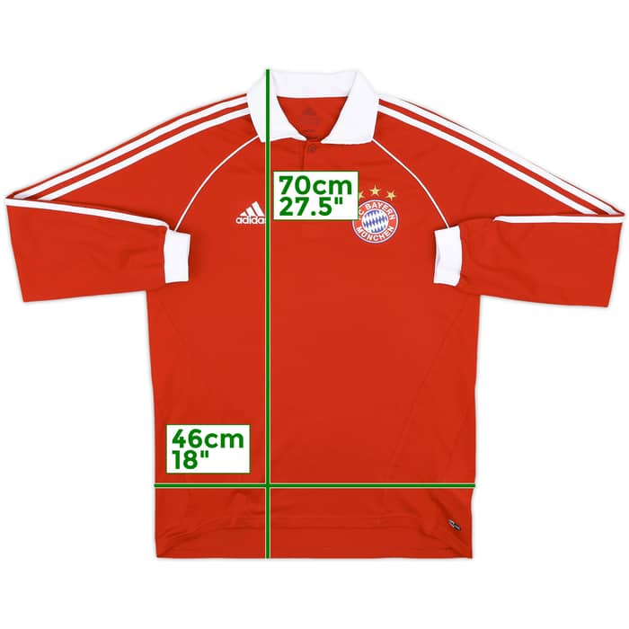2006-07 Bayern Munich Player Issue Home L/S Shirt Schweinsteiger #31 - 8/10 - (M)