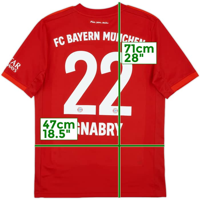 2019-20 Bayern Munich Home Shirt Gnabry #22 - 5/10 - (XL.Boys)