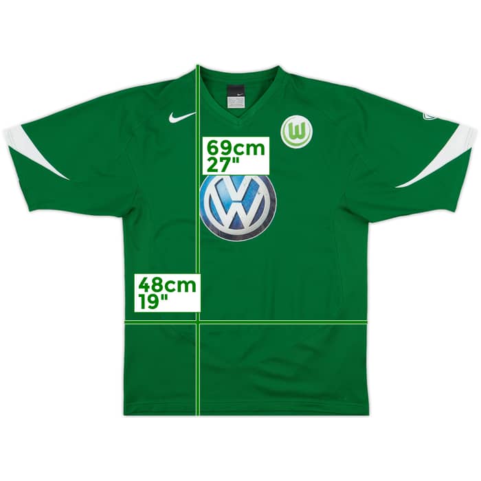 2005-06 Wolfsburg Home Shirt - 7/10 - (S)