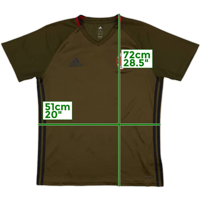 2016-17 AC Milan adizero Training Shirt - 7/10 - (L)