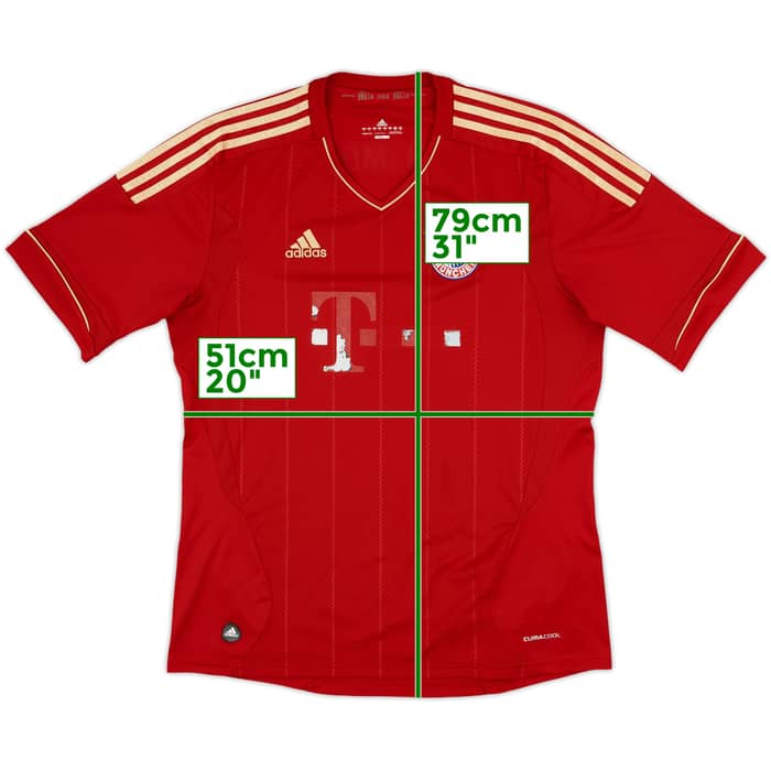 2012-13 Bayern Munich Home Shirt - 4/10 - (L)