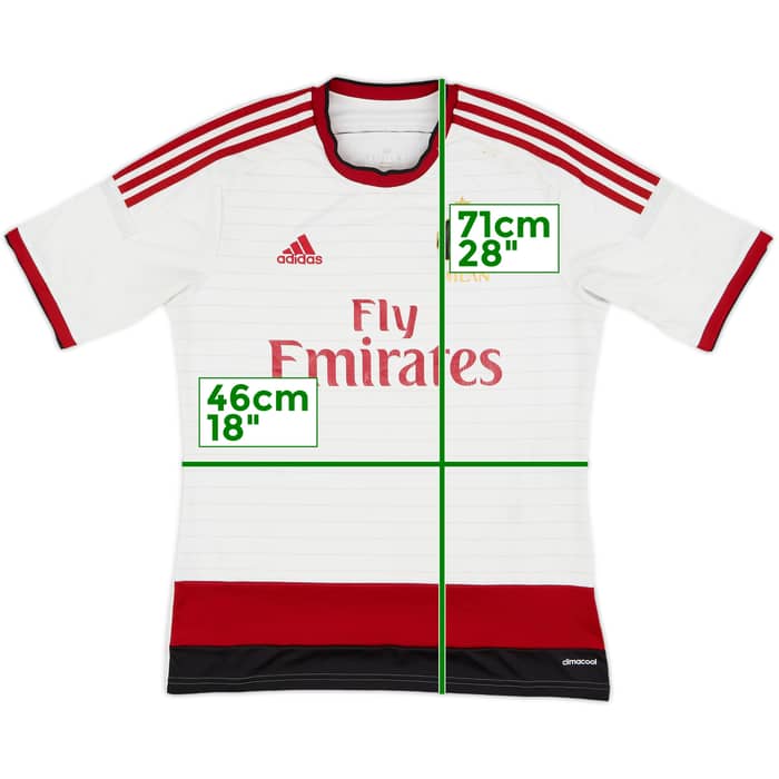 2014-15 AC Milan Away Shirt Torres #9 - 5/10 - (M)