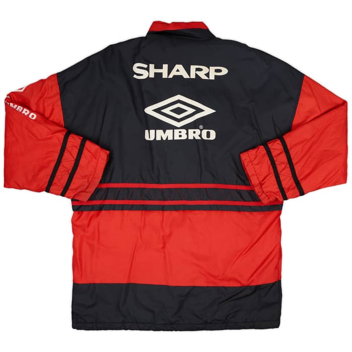 1994-95 Manchester United Umbro Padded Bench Coat - 9/10 - (L)