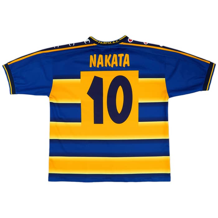 2001-02 Parma Home Shirt Nakata #10 - 6/10 - (M)