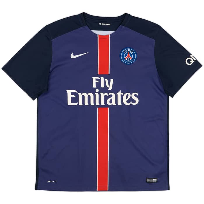 2015-16 Paris Saint-Germain Home Shirt Di Maria #11 - 5/10 - (L)