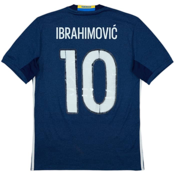 2016-17 Sweden Away Shirt Ibrahimovic #10 - 5/10 - (S)