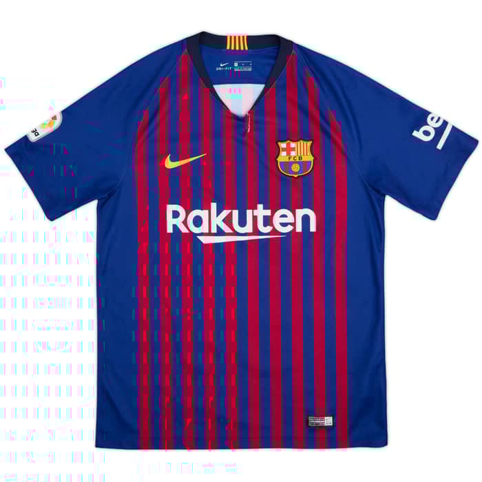 2018-19 Barcelona Home Shirt - 4/10 - (M)