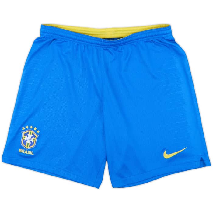 2018-19 Brazil Home Shorts - 8/10 - (M)