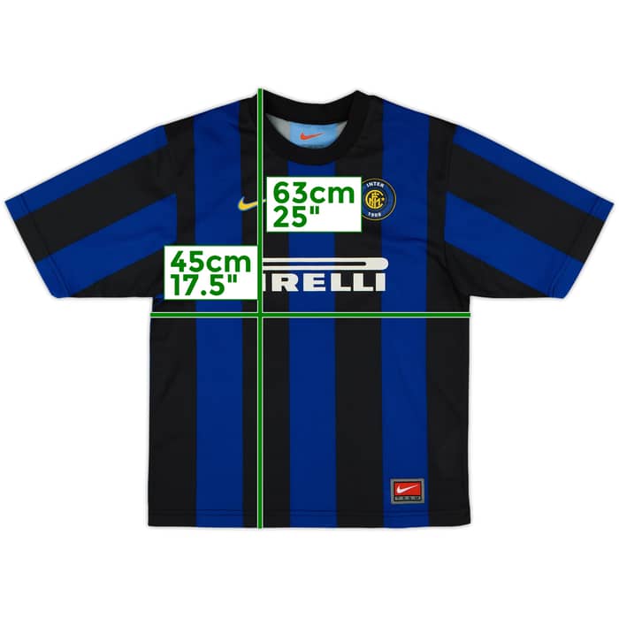 1999-00 Inter Milan Home Shirt - 7/10 - (M.Boys)