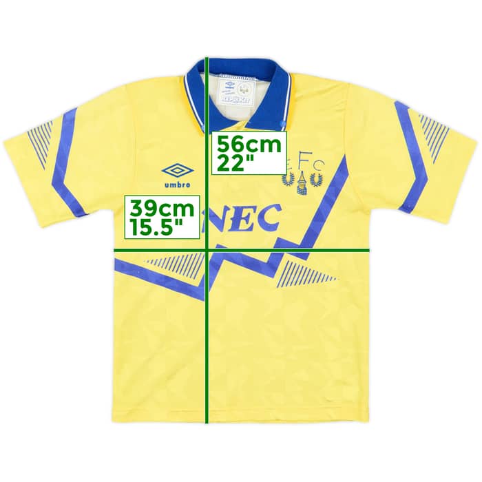 1990-92 Everton Away Shirt - 8/10 - (S.Boys)