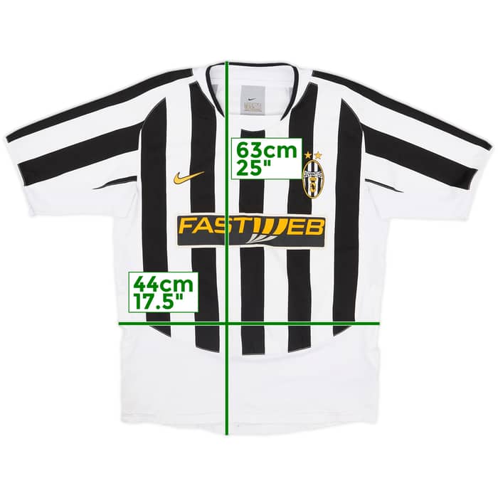 2003-04 Juventus Home Shirt - 5/10 - (L.Boys)