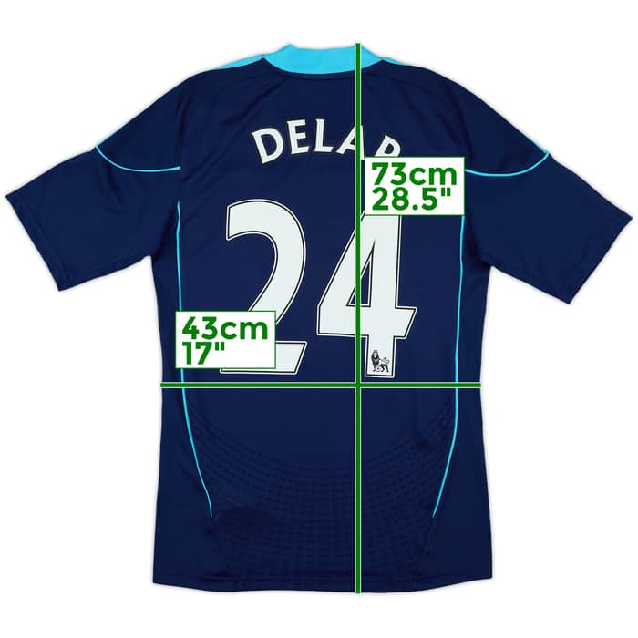 2010-12 Stoke City Away Shirt Delap #24 - 9/10 - (S)