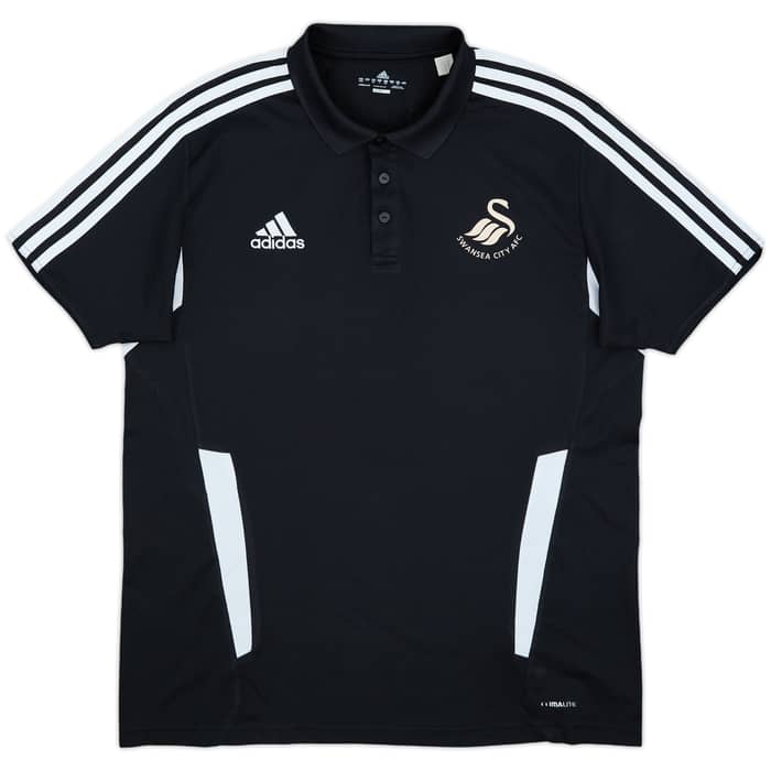2011-12 Swansea adidas Polo Shirt - 7/10 - (L)