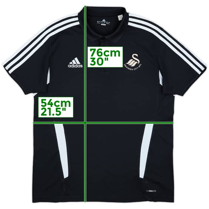 2011-12 Swansea adidas Polo Shirt - 7/10 - (L)