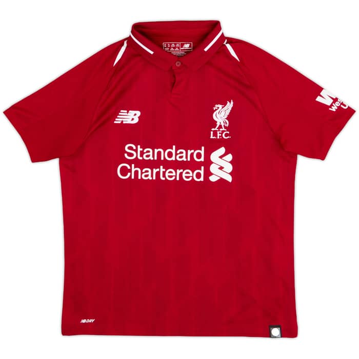 2018-19 Liverpool Home Shirt - 8/10 - (L.Boys)