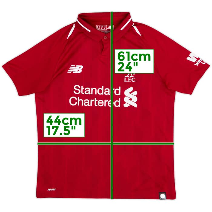 2018-19 Liverpool Home Shirt - 8/10 - (L.Boys)