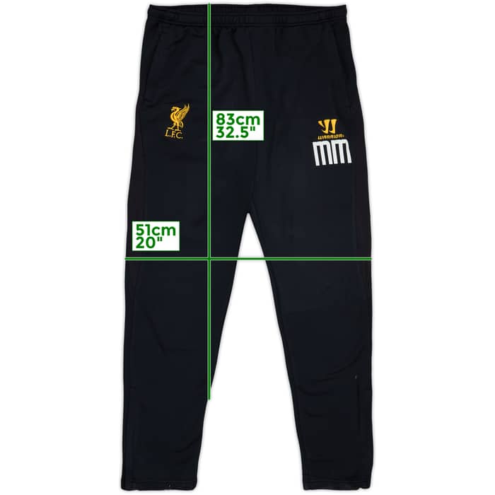 2013-14 Liverpool Warrior Staff Issue Track Pants/Bottoms MM - 6/10 - (L)