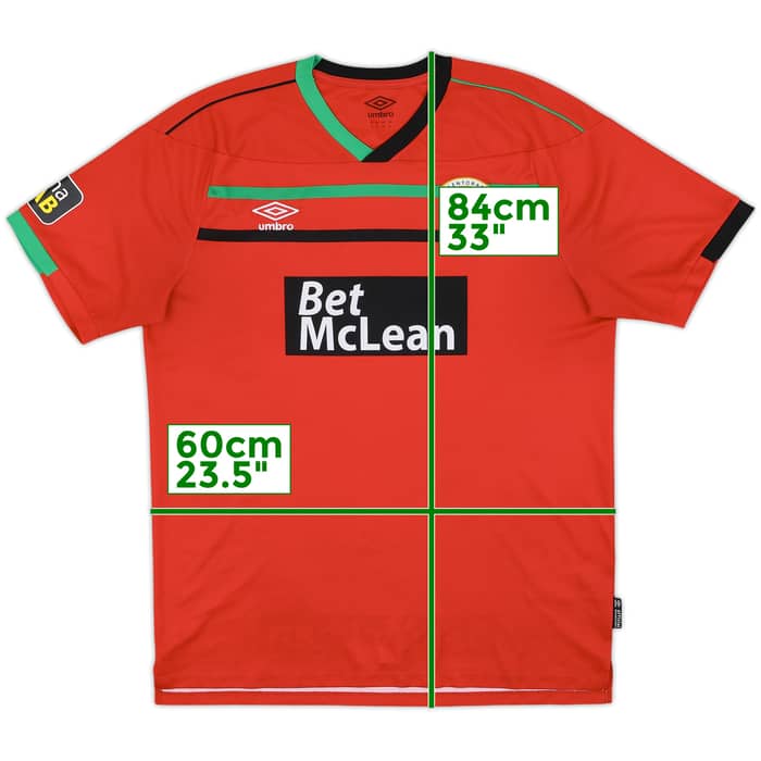2020-21 Glentoran Away Shirt - 9/10 - (XL)