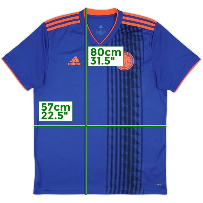 2018-19 Colombia Away Shirt - 10/10 - (L)