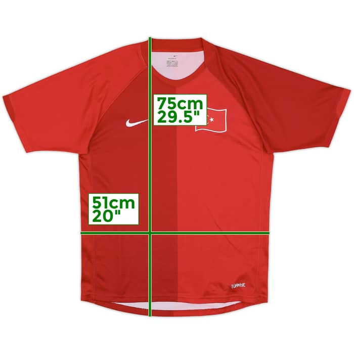 2006-08 Turkey Home Shirt - 9/10 - (S)