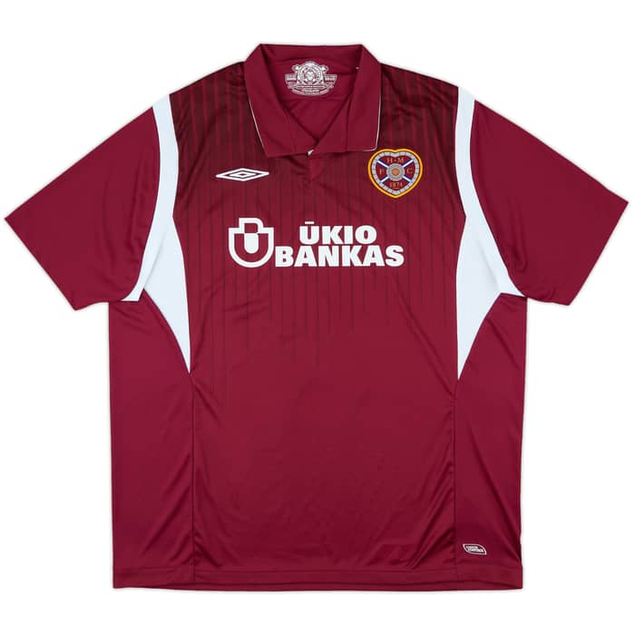 2009-10 Hearts Home Shirt - 10/10 - (XXL)
