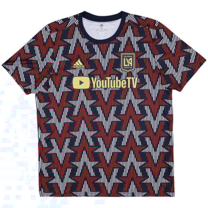 2019 Los Angeles FC adidas Pre-Match Shirt - 9/10 - (XL)