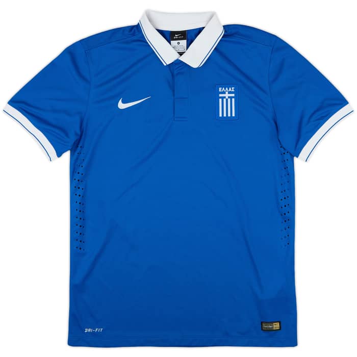 2014-16 Greece Authentic Away Shirt - 10/10 - (M)
